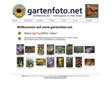 Tablet Screenshot of gartenfoto.net